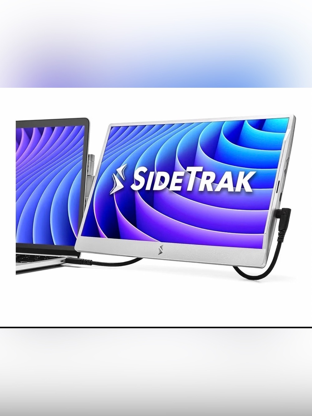 SideTrak Swivel 14" Patented Attachable Portable Monitor for Laptop